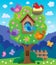 Tree with stylized birds theme image 4