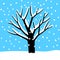 Tree under the snow