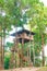 Treehouse at Thong Pha Phum National Park, Kanchanaburi, Thailand