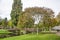 Trees, bridge and canal