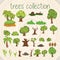 Trees Color Vector Selection