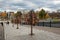 Trees of Love with wedding locks, Luzhkov Bridge