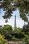 Trees in a Park Framing the Eiffel Tower in Paris