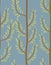 Trees seamless pattern. Trunk and leaf texture. Natural b
