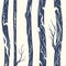 Trees silhouettes flat cartoon seamless pattern.