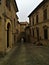 Treia town in the province of Macerata Marche region Italy. History  time and tourism