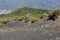 Trek in El Paso Del Pilar mountain at La Palma. Canary Islands.