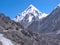 A trek leading to Bhagirathi peak behind gomukh