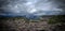 Trekker alone in panoramic lanscape in Chapada Diamantina , Brazil