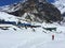 Trekker in the mountains, Himalaya