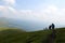 Trekking in the Carpathians mountains