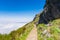 Trekking at the highest mountain of Madeira, Pico Ruivo
