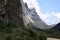 Trekking in Laguna 69, Snow-capped mountains on the way to the Lagoon 69, Peru