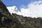 Trekking in Laguna 69, Snow-capped mountains on the way to the Lagoon 69, Peru