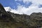 Trekking in Laguna 69, Snow-capped mountains on the way to the Lagoon 69, Peru