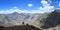 Trekking in the Markha valley in Karakorum mountains near Leh town