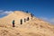 Trekking in Negev desert, Israel