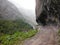 Trekking Path Blasted Out of a Mountain Cliff