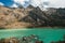 Trekking to Laguna 69 and passing by Laguna de Llanganuco in Peru Cordillera Blanca