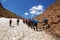 Trekking to mount Alamkuh , Alborz mountains , Iran