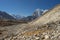 Trekking trail to Lobuche village, Everest region