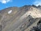 Trekking trail to mount Alamkuh , Alborz mountains , Iran