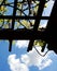 Trellis against Blue Sky