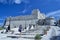 Tremiti islands, Gargano, Apulia, Italy. castle access stairs with people ascending