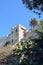 Tremiti, Puglia, Italy -08/28/2020 - The climb that leads to the Angevin castle on the island of San Nicola at Tremiti Islands,