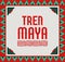 Tren Maya, Mayan Train spanish text, sign tourism station design, Mayan elements