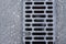 Trench drain linear grate on street