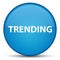 Trending special cyan blue round button