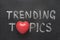 Trending topics heart