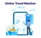 Trendwatcher online service or platform. Webinar, consultation