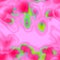 Trendy abstract neon green and baby pink flow liquid shapes. Dynamic psychedelic candy composition