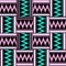 Trendy aztec tribal pattern geometric zigzag design