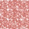 Trendy coral seamless monstera leaves pattern