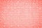 Trendy crystal glitter texture in coral color. Glittery shiny lights background