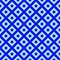 Trendy decorative seamless pattern with squares in blue and cyan shades