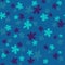 Trendy fabric pattern with miniature blue,azure flowers. Fashion design