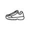 Trendy fashion sport shoe sneaker icon