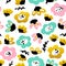 Trendy Flower Seamless Pattern