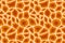 Trendy giraffe pattern background. Hand drawn wild animal skin natural orange texture for fashion print design, cover