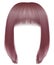 Trendy hairs copper pink colors . kare fringe . beauty fashion