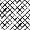 Trendy handdrawn checkered seamless pattern.