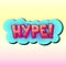 Trendy Hype sticker