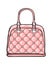 Trendy Leather Pink Bag Isolated Illustration