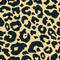 Trendy leopard seamless pattern. Hand drawn wild animal cheetah skin brown texture for fashion print design, fabric, textile,