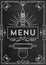 Trendy Menu Design with Linear Icons