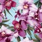 Trendy orchid pattern for product launches